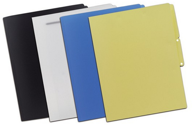 불투명 칼라 화스너화일 A4 팩 10개 백색 HC4177 희망화일, 단품, 단품