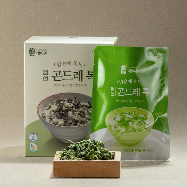 정선 곤드레톡 동결건조 곤드레 나물밥 10인분, 3박스, 40g