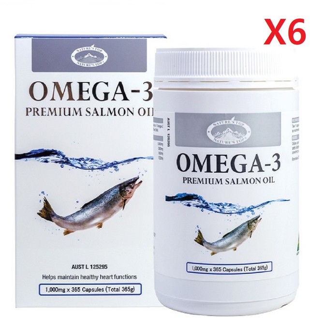 호주 네이쳐스탑 오메가3 1000mg 365정-6개, 365개, 6개