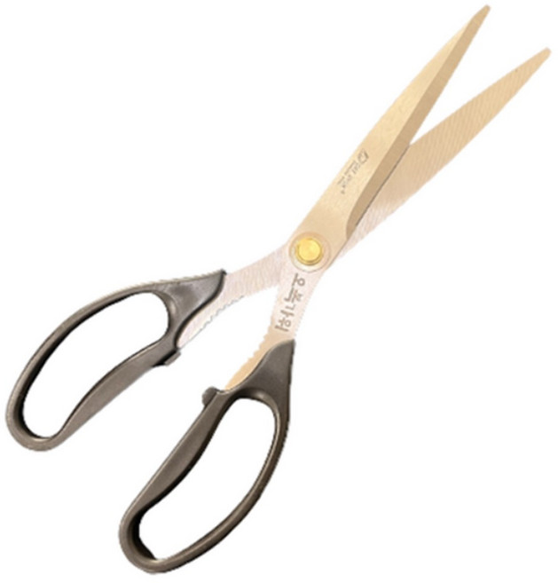 오복가위 고급 톱니 가위, 혼합색상, 1개