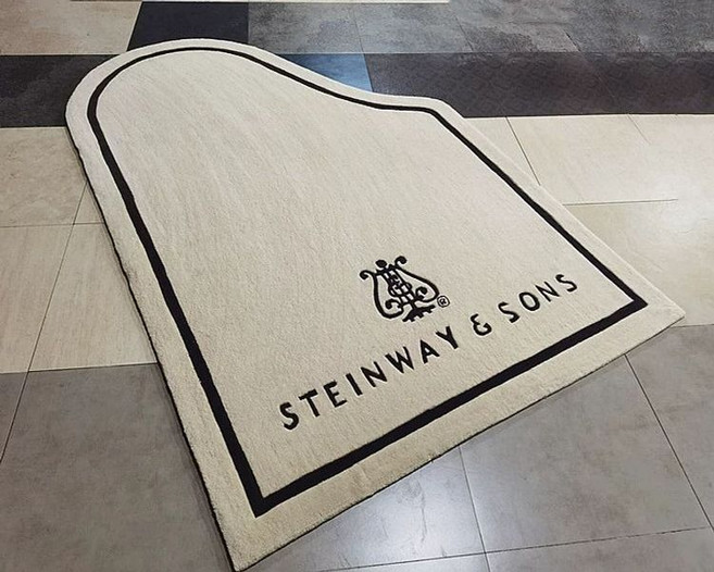 그랜드 피아노 매트 방음 흡음 바닥 키보드, 1개, J. 새로운 야마하 블루