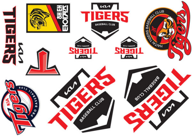 프로야구 구단 엠블램 스티커, 기아타이거즈, 1개