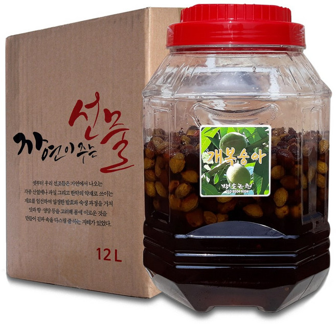 2025년산 개복숭아 발효원액 10kg 완전숙성품, 1개