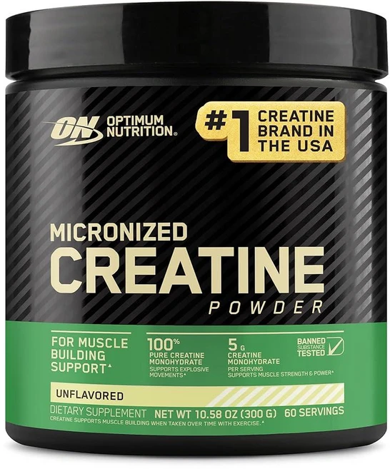 옵티멈 뉴트리션 미분화 크레아틴 모노하이드레이트 파우더 300g (무향 60회분) | 헬스 보충제 근력 근육, 1개 - 쿠팡