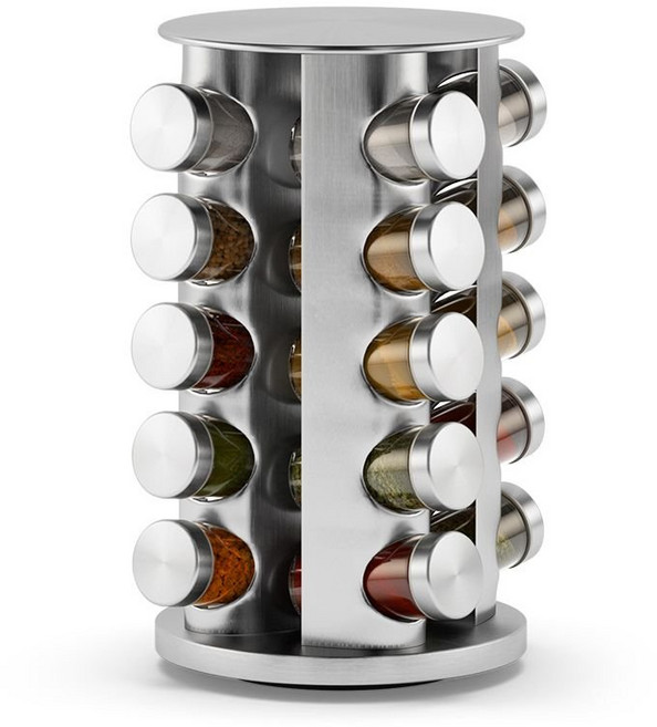 양념통 바트 업소용 조미료통 시즈닝 내열 세트 스텐 1개, 3단(12병) 실버 × 1개