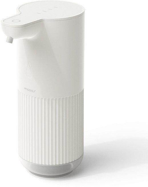 무아스 퓨어 라인 소프트버블 자동 손세정기, 화이트, 1개