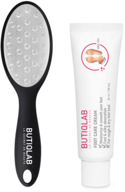 뷰티끄랩 S메탈 풋파일 매트블랙 + 풋크림 50ml, S메탈 풋파일 매트블랙+풋크림 50ml, 1개