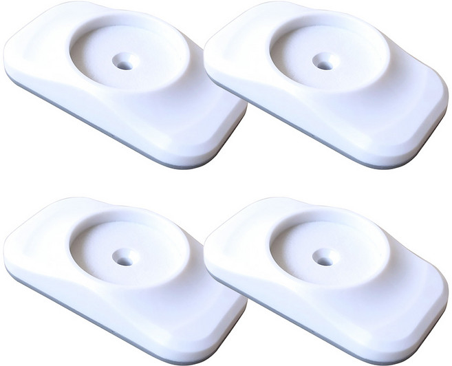 HK.sell 안전문 벽보호 미끄럼방지 패드, 4개, 화이트