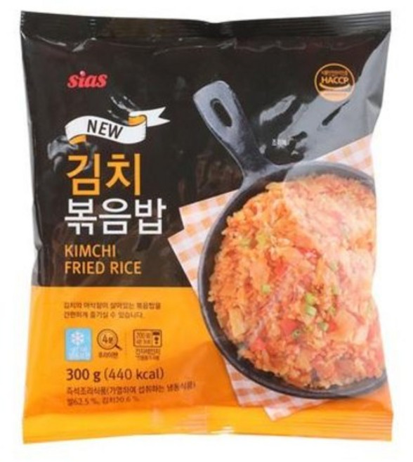 김치볶음밥 300g/ 시아스 한끼 25봉, 25개, 300g