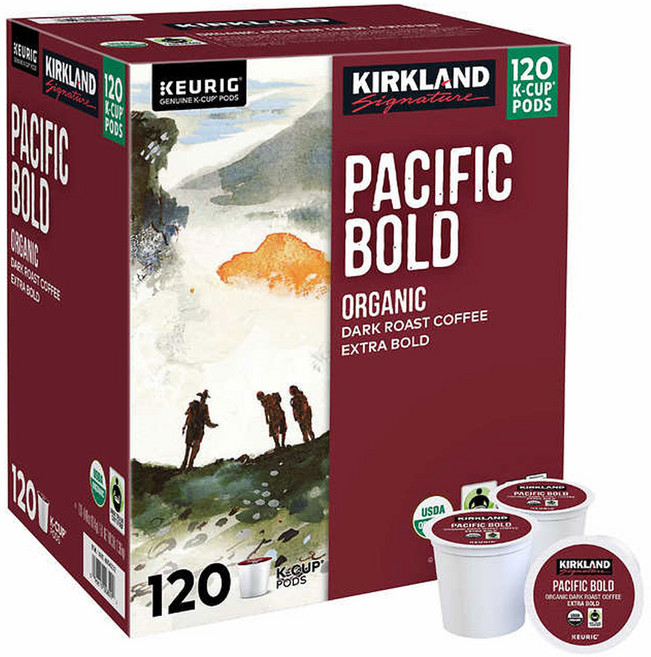 커클랜드 큐리그 캡슐 커피 오가닉 미디엄 블렌드 K-Cup 120개입, 1개, 1개