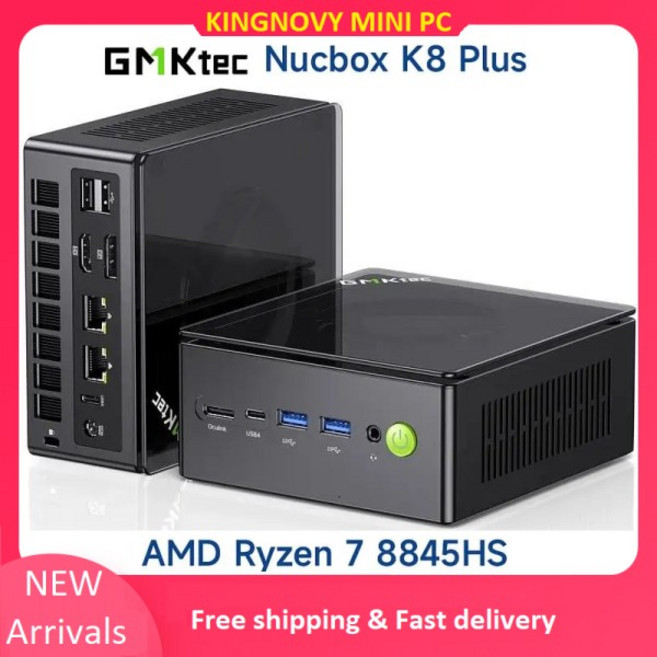 GMKtec Oculink 게이밍 PC K11 K8 Plus M7 AMD Ryzen 9 8945HS 8845HS 6850H 2USB4 2DDR5 225G LAN Windows, 03 K11 R9 8945HS, 01 China Mainland, 01 No Ram No SSD No OS