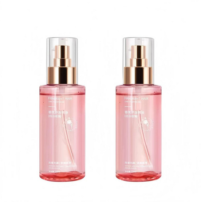 FRAGRANT HAIR 香氛護髮精油 白日玫瑰香氛 潤養修護, 1個, 護發柔順：【幹枯/炸毛】白日玫瑰*2瓶, 120ml