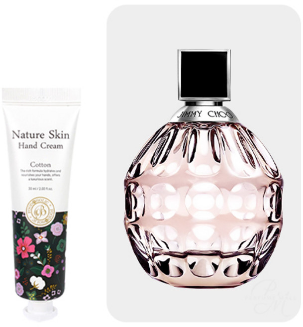 핸드크림 + 지미추 퍼퓸 지미추 클래식 우먼 오드뚜왈렛 향수, 1개, 100ml