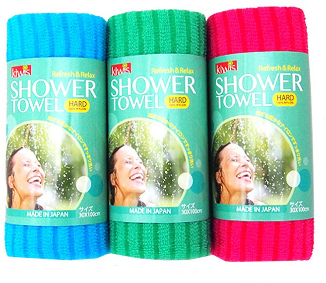 일본 타츠네 까슬한 일본 목욕 샤워타올 2p개, 1세트, 2개입