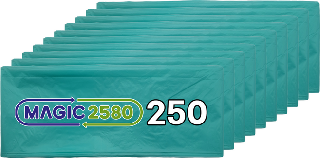 대륜이앤티 250시리즈 매직 리필 호환 향균 베이비파우더향, 10개, 21L