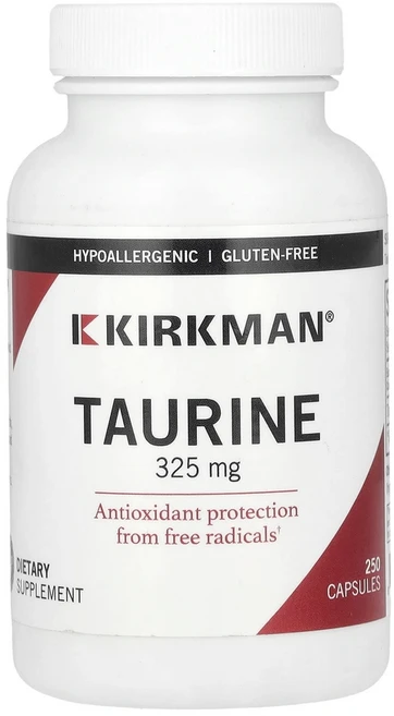 Kirkman Labs L타우린 325mg 캡슐 250정, 1개 - 쿠팡