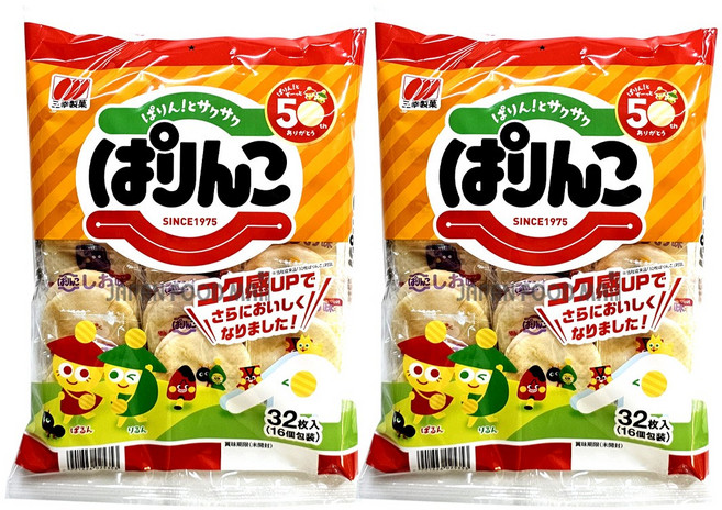 산코세이카 파린코 센베이, 2개, 104.3g