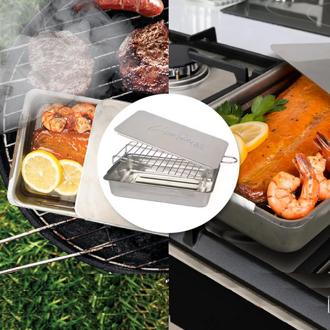 카메론즈 미니 스모커 훈연기 훈제요리 찜기, 1개