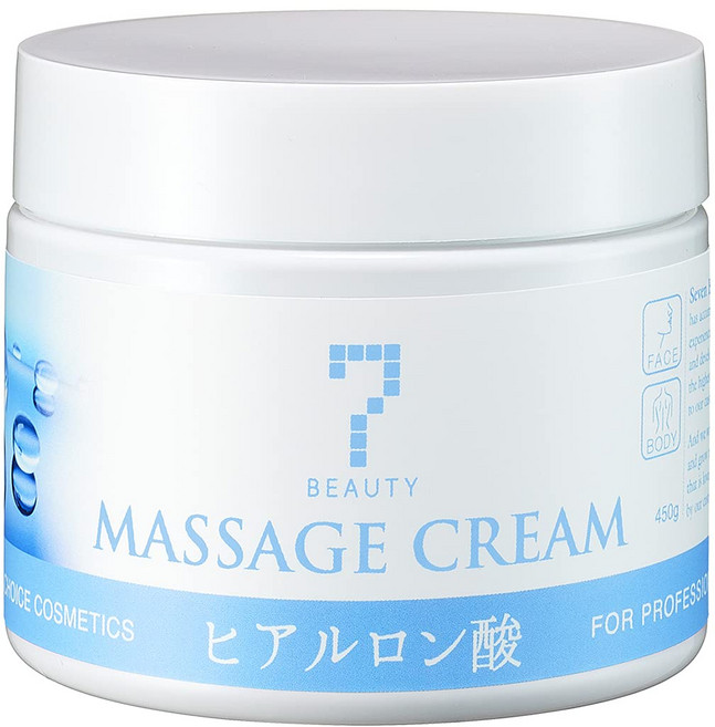 SEVEN BEAUTY 450g 마사지 크림 히알루론산 [업무용 바디 마사지 페이스 마사지