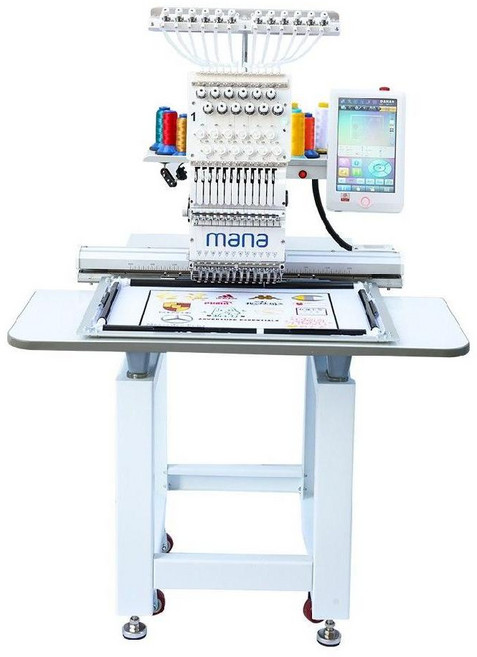 자동 자수기계 로봇 미싱기 재봉틀 컴퓨터 자수기 재봉기, L. 8헤드 12바늘 (40x45cm) 흰색