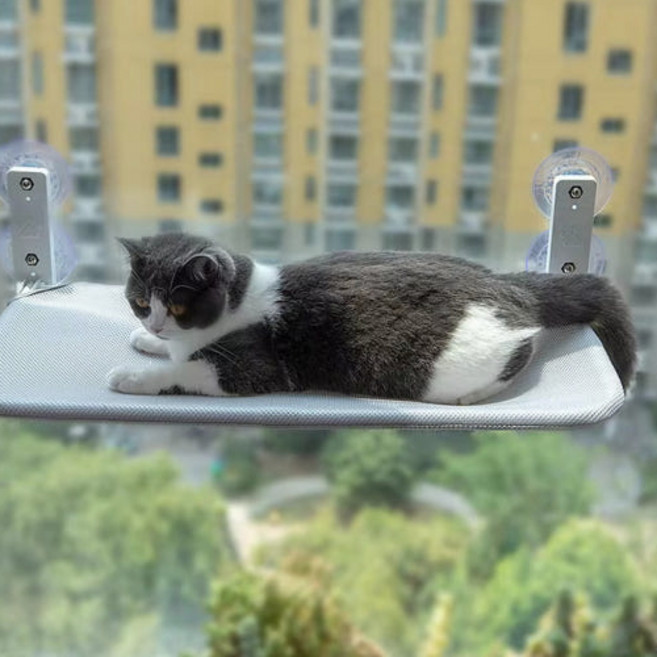 고양이 창문 해먹 부착형 접이식 해먹 윈도우 침대, 상세참조, 1개