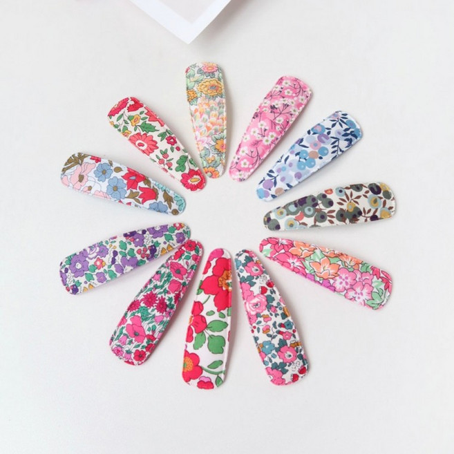 리버티 로에브 플라워 롱 똑딱핀