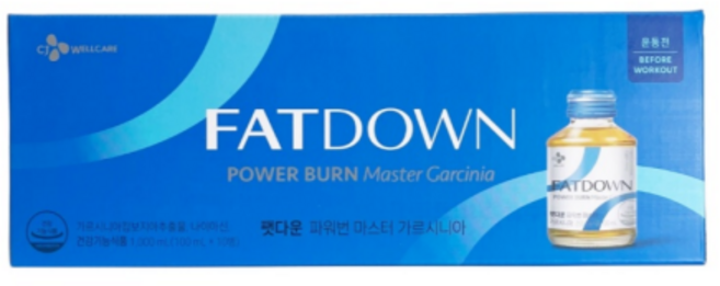 CJ제일제당 팻다운 파워번 마스터 자몽맛, 10개, 100ml