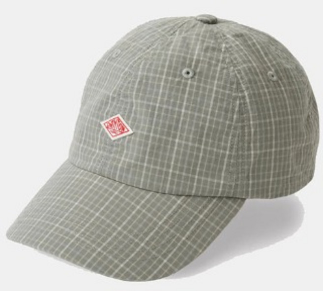 [단톤]DANTON_단톤 타입라이터 6패널캡- Typewriter 6-Panel Cap -GREEN CHECK