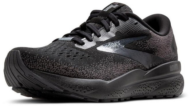 Brooks 브룩스 여성 고스트 16 GTX 방수 뉴트럴 러닝화 블랙/블랙/에보니