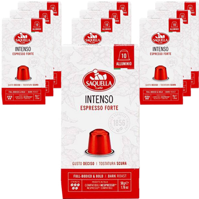 사켈라 인텐소 에스프레소 포트 캡슐커피, 10개, 5g, 10개입