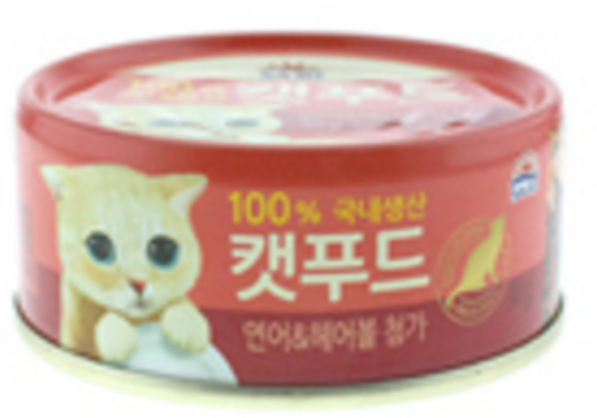 사조 캣푸드 연어 & 헤어볼 캔 90g 고양이간식, 연어 + 헤어볼 혼합맛, 20개