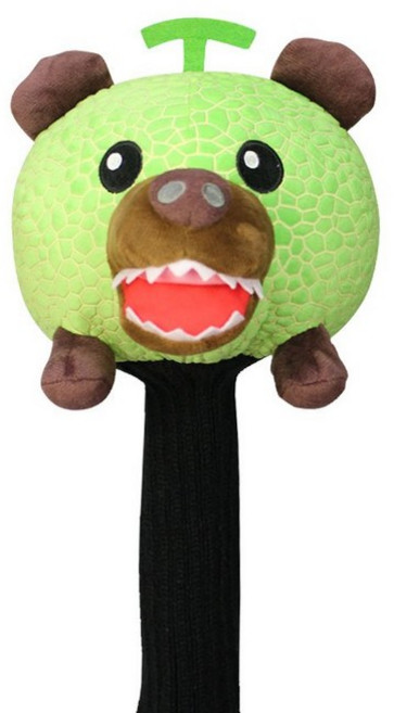 호쿠신 Hokushin 남성 여성 골프 멜론 곰 드라이버 헤드커버 OHC0048 컬러 그린 206385, FF