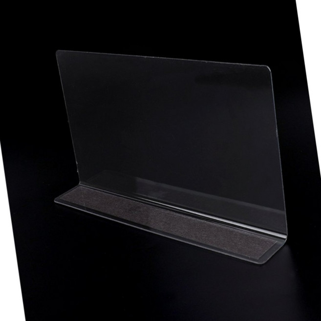 L형 칸막이 25x12cm 자석형 아크릴투명칸막이