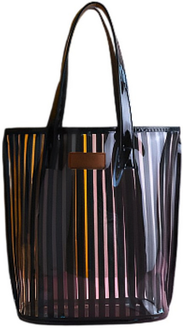 유루카 물빠지는 목욕가방 PVC 수영가방, [Black]블랙