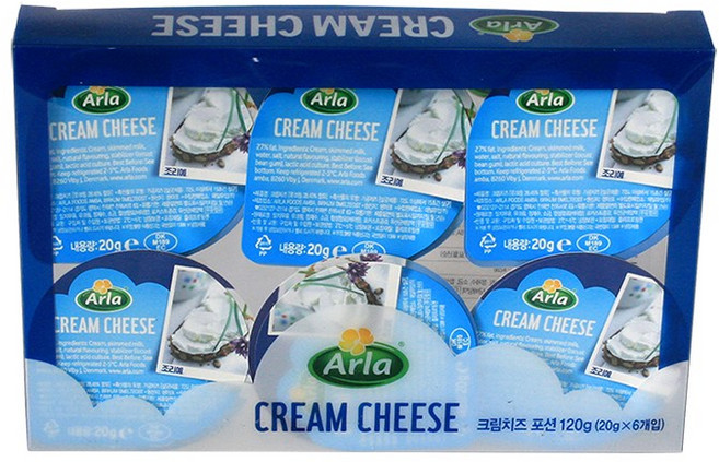 알라 크림치즈 포션 20g x 6개입 아이스박스무료포장 및, 24개