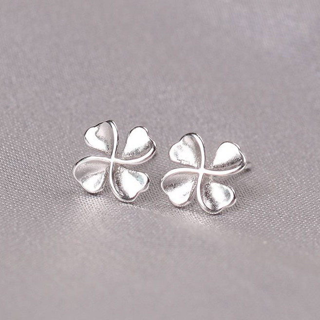 紅帽嚴選 S925純銀耳針 迷你小耳環 中性男女款 日常百搭 銀色 四葉草等多款造型