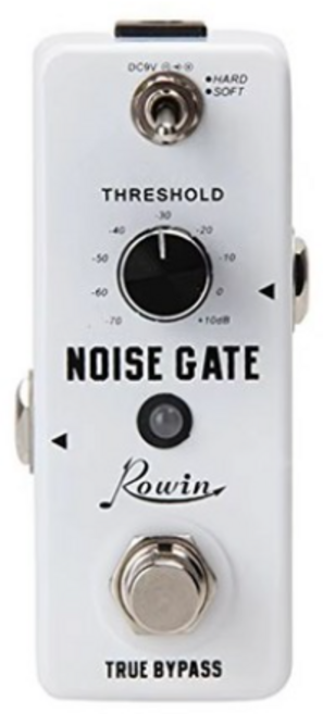 Rowin 노이즈 게이트 기타 페달 이펙트 일렉트릭 하드 소프트 모드 소음 억제 효과, Pa age, 1개