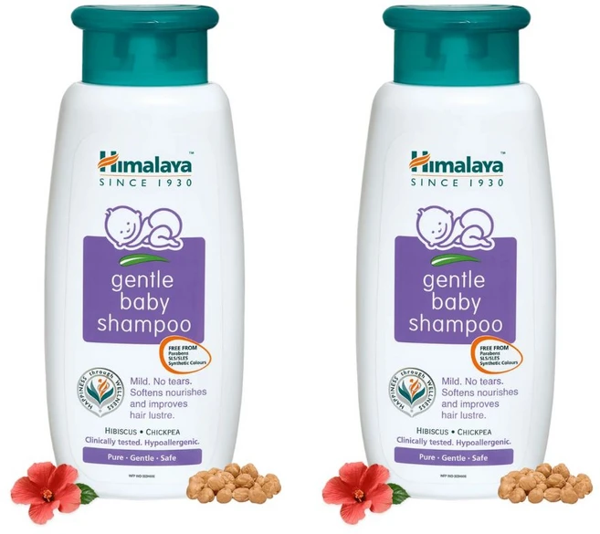 히말라야 젠틀 베이비 샴푸 400ml X 2세트 Himalaya gentle baby shampoo, 2개 - 쿠팡