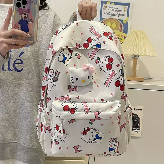 Hello Kitty헬로키티 백팩 소풍가방 중학생 초등학생 책가방