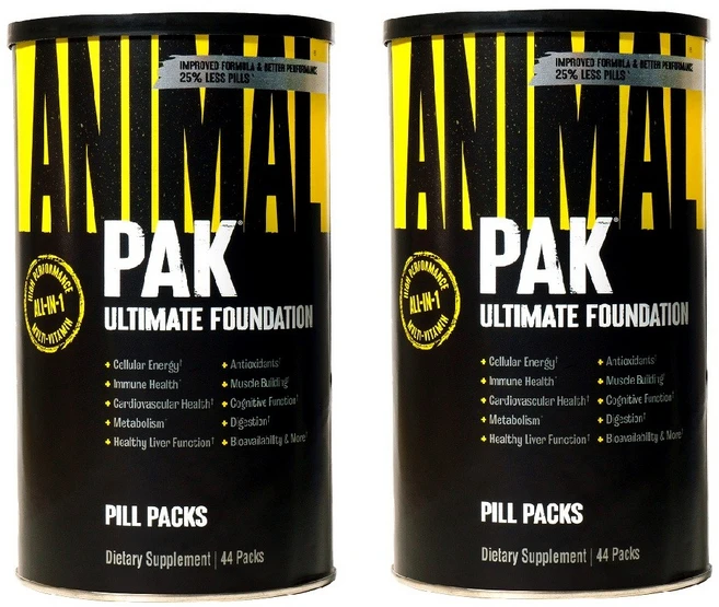 Universal Animal Pak 애니멀 팩 - NEW, 2개, 44회분 - 쿠팡