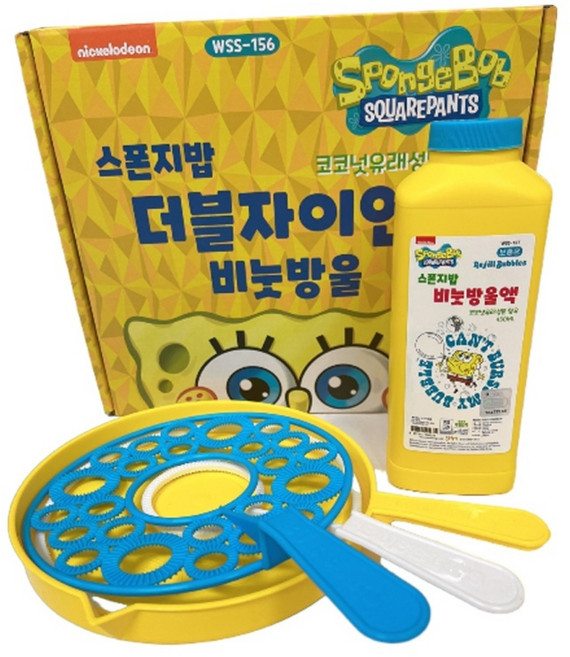 월성 스폰지밥 더블자이안트 비눗방울, 1세트