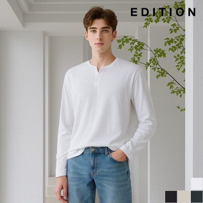 [에디션] 쿨 텐션 심플 티셔츠 (NED1TR1901)