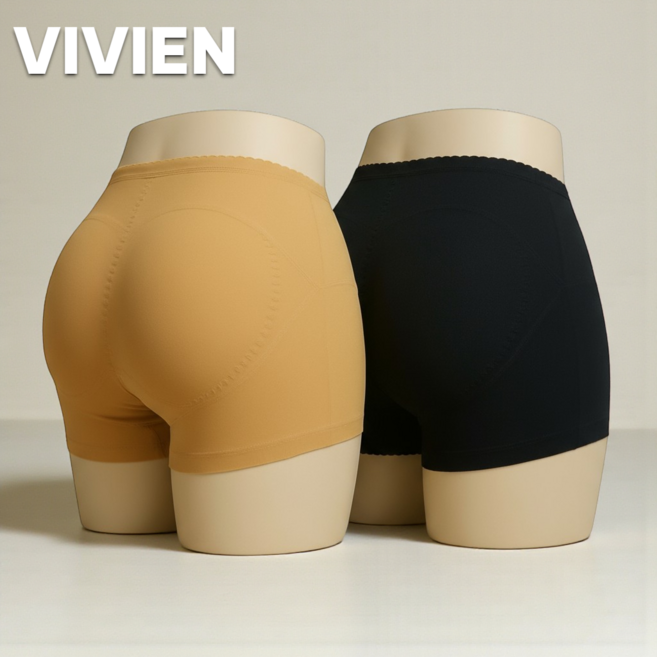 비비안 [바로배송] 빵빵하게 자연스럽게 티나지않는 예쁜힙! 볼륨힙 여성 거들형 엉덩이 뽕팬티(2컬러/택1)