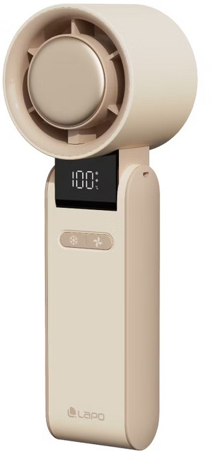 LaPO 製冷高速可折疊隨身風扇 LF-C01, 奶茶色