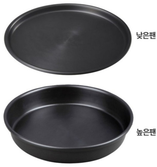 국산 경질 오븐 빵팬 피자틀 제빵 피자팬 높은.낮은 8size, 높은 13인치(355x40mm), 1개