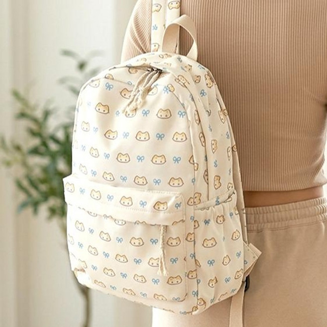 포롱비 데일리 캐주얼 가벼운 방수 기저귀가방 백팩