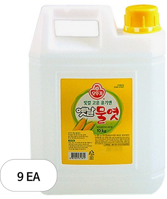 오뚜기옛날 물엿, 10kg, 9개
