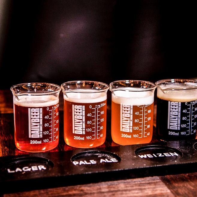 생활맥주 전용 맥주 샘플러잔, 1개