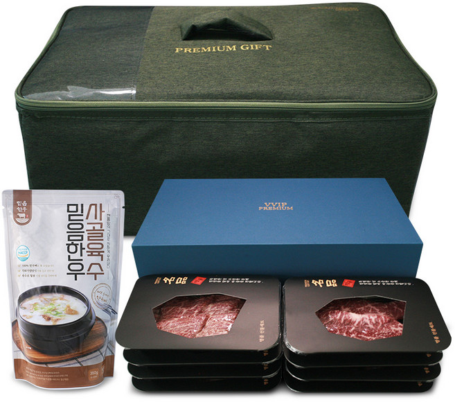 [VVIP고급선물포장] 춘자네 마음가득 투뿔한우선물세트 (모듬세트구성), 2.4kg, 1세트