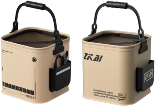 늘행복한피싱 바다 낚시 두레박 접이식 로프 물 용 줄, 두레박_8L